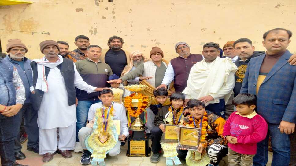 Nandgarh village : राष्ट्रीय सब जूनियर नेटबाल प्रतियोगिता में नंदगढ़ की बेटियों ने जीता गोल्ड