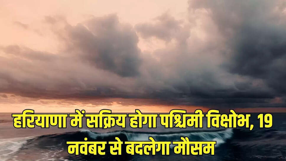 Western Disturbance  हरियाणा में सक्रिय होगा पश्चिमी विक्षोभ, 19 नवंबर से बदलेगा मौसम 