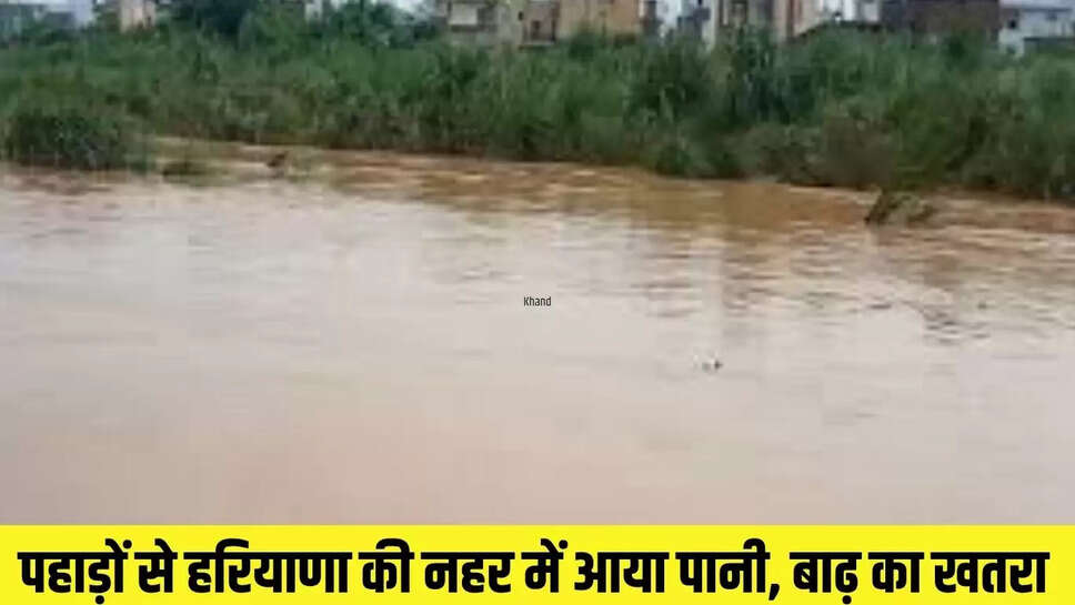 Haryana News : हरियाणा के इस जिले के लोगों  नहर किनारे जागकर बताई रात, मकान खाली कर किराये के घरों में गए 