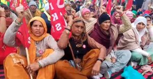 Parliament security breach: People's organizations held a big demonstration in support of Neelam Ghaso, who was arrested in the Parliament security breach case