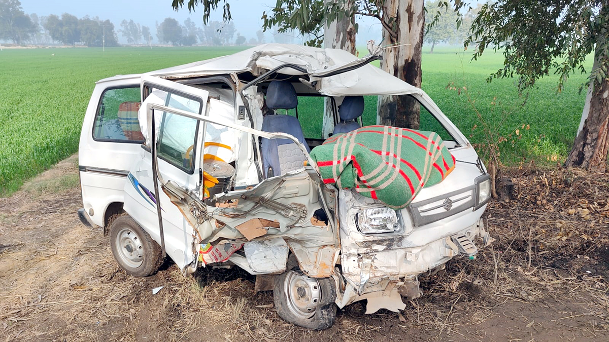 Fog becomes deadly: 4 people died, 4 injured in road accidents in Jind