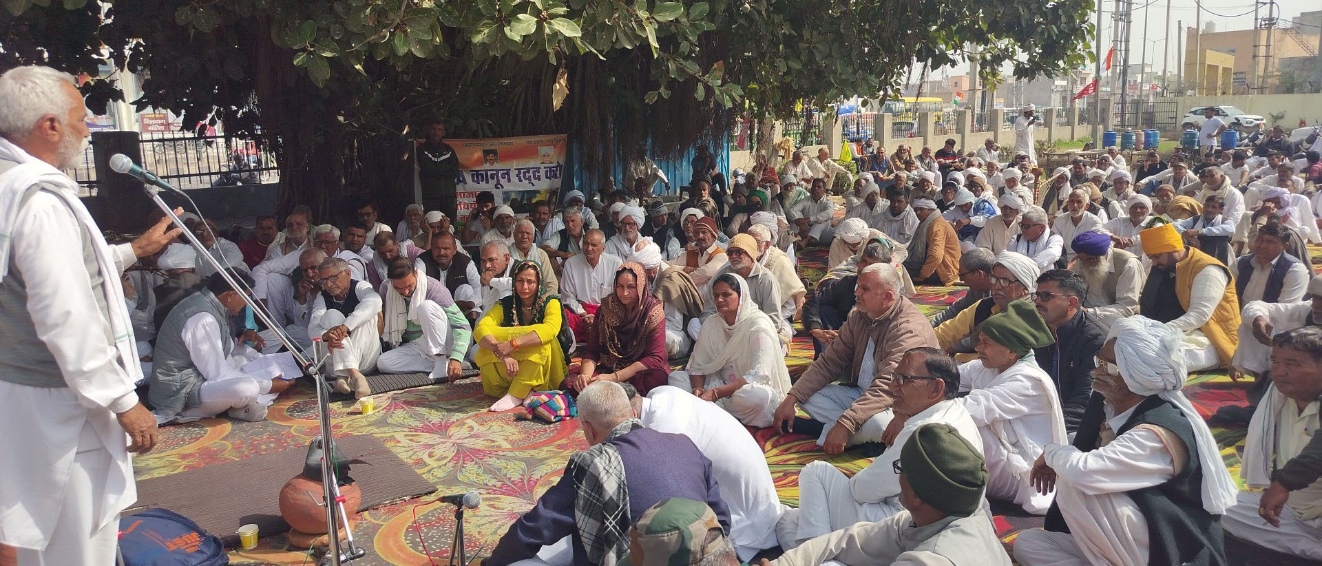 Farmer Protest Toll free Farmers will set up a concrete front at this place in Haryana, got this National Highway toll free