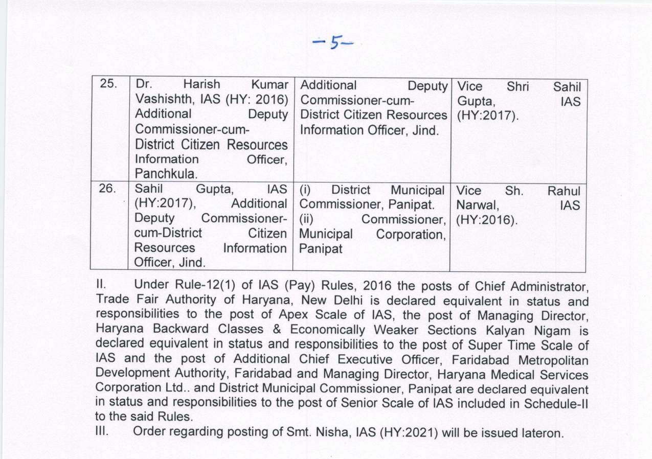 Haryana ias transfer5