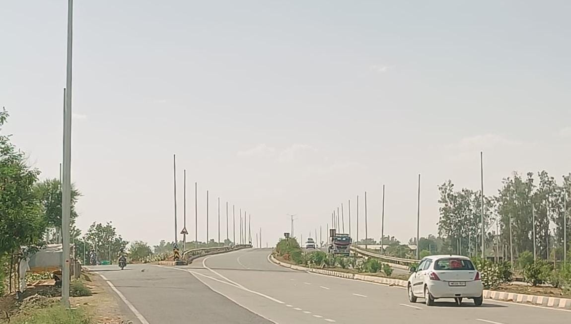 Jind news bypass: Jind road safety: 780 lights will be installed at a cost of Rs 2 crore 10 lakh