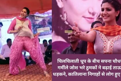 Amidst the scorching heat, Sapna Choudhary's hot and enthusiastic dance increased the heart's heartbeat, people got injured due to her murderous gaze.