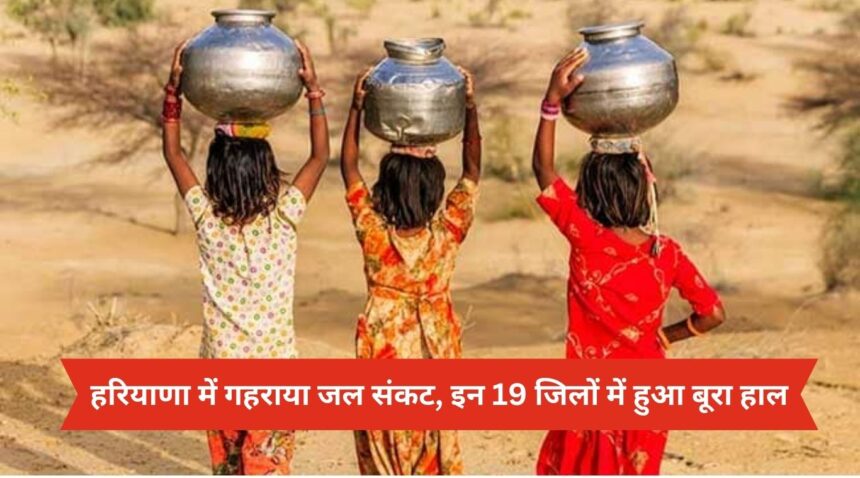 Water crisis deepens in Haryana, condition is bad in these 19 districts